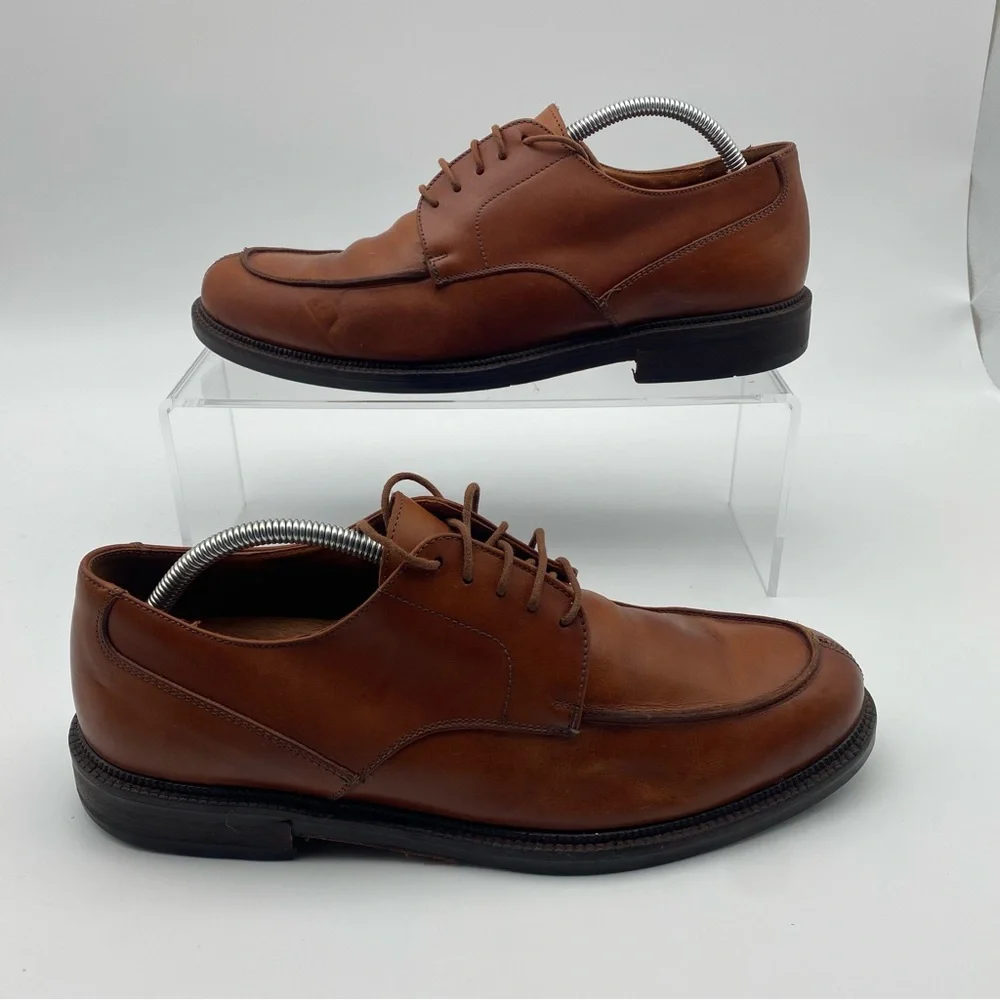 Johnston & Murphy Passport Men Size 11 N Shoes Brown Leather Dress Oxford